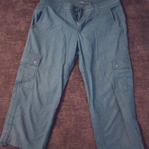 Prana crop pants TEAL color - SZ 10